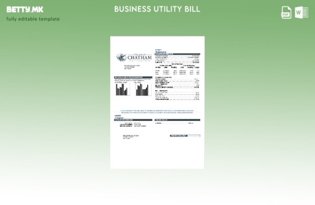 Бизнис сметка за комунални услуги за селото Четам во САД